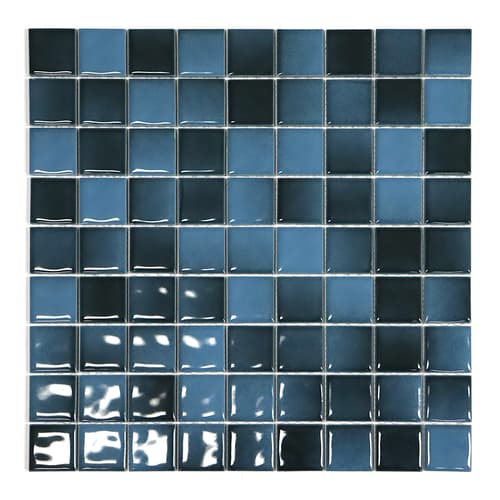 Amalfi Azzurri Ceramic Mosaic 34mm x 34mm — view 1