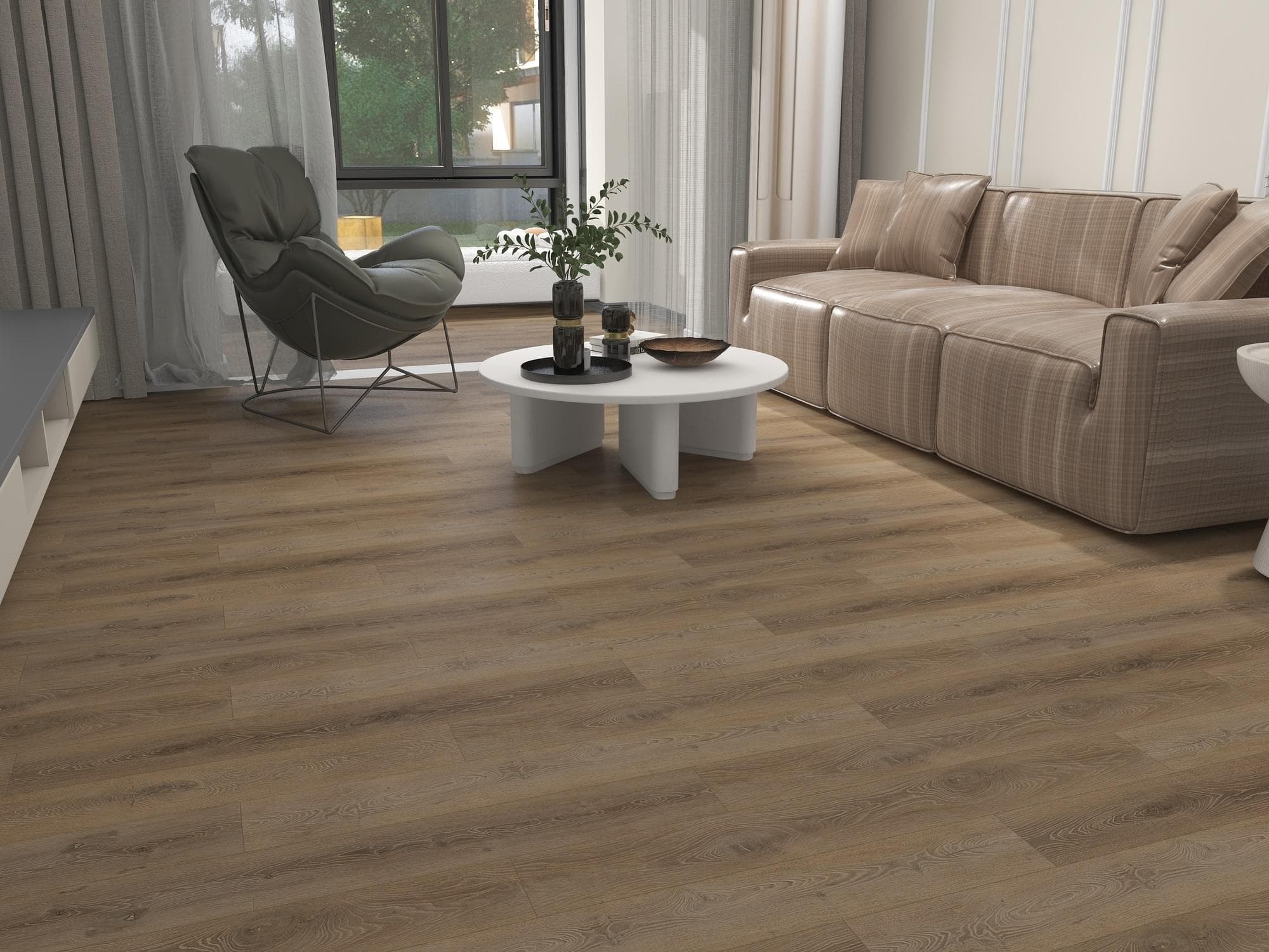 Herringbone Cognac Hybrid Flooring thumbnail 3