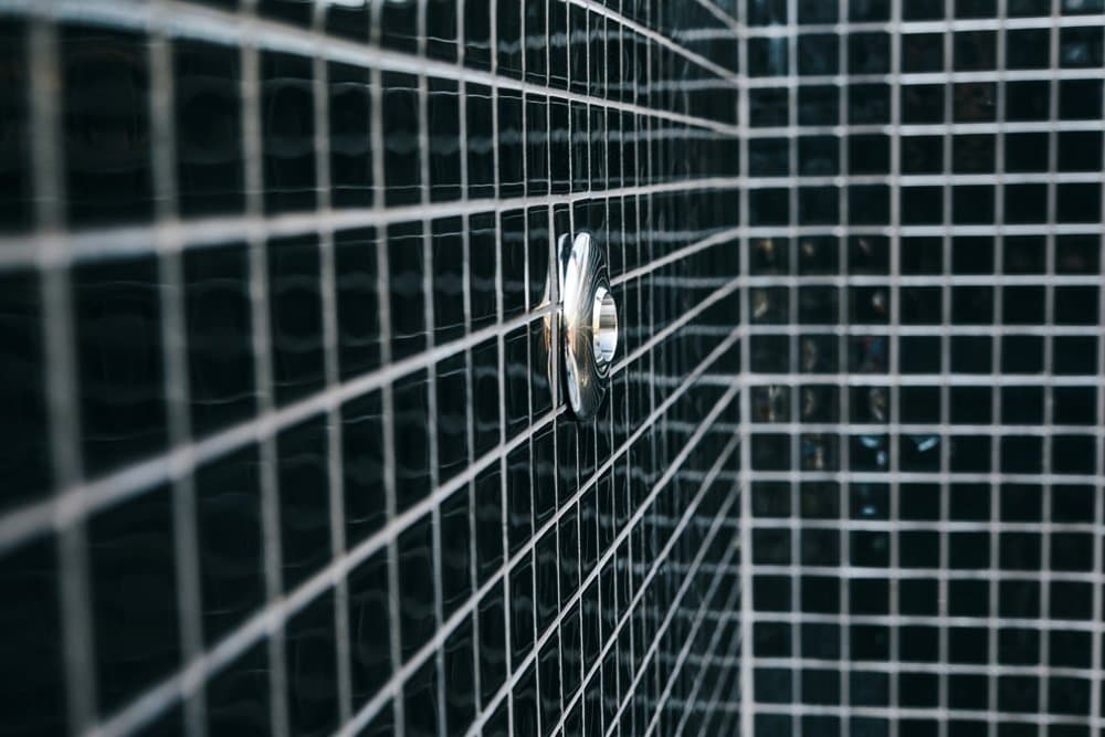 Nero Crystal Glass Mosaic 25mm x 25mm thumbnail 2