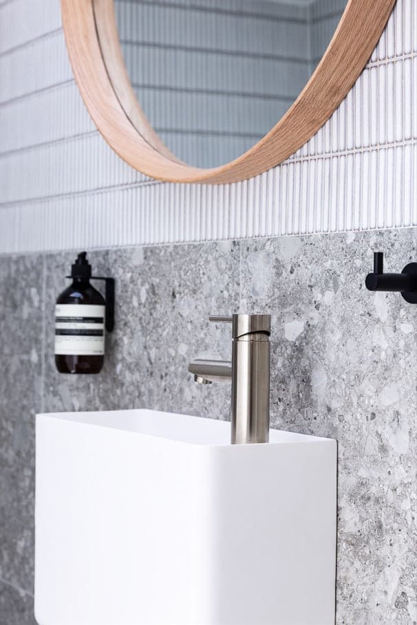 Round Basin Mixer - PVD Brushed Nickel thumbnail 6