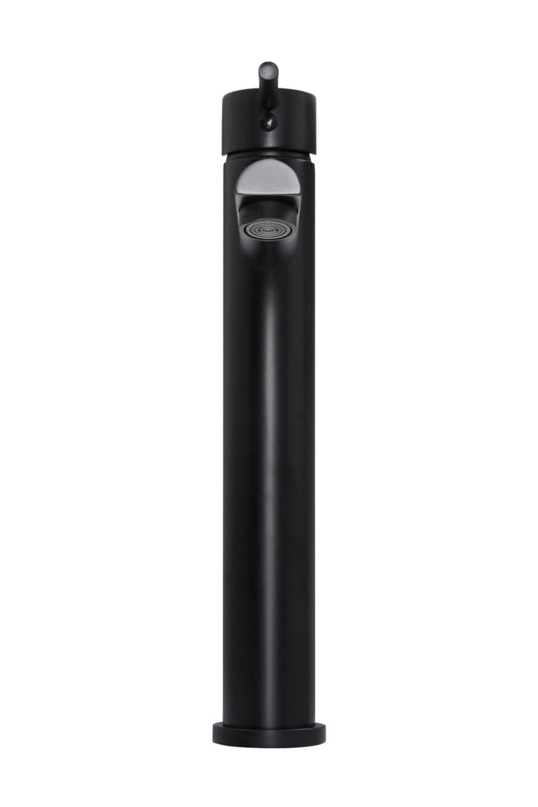 Round Tall Basin Mixer - Matte Black thumbnail 8