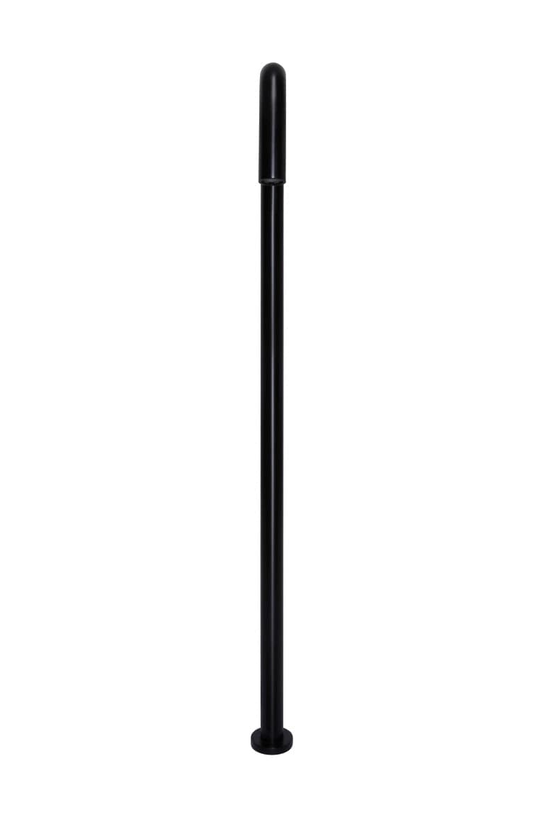 Round Freestanding Bath Spout - Matte Black thumbnail 3
