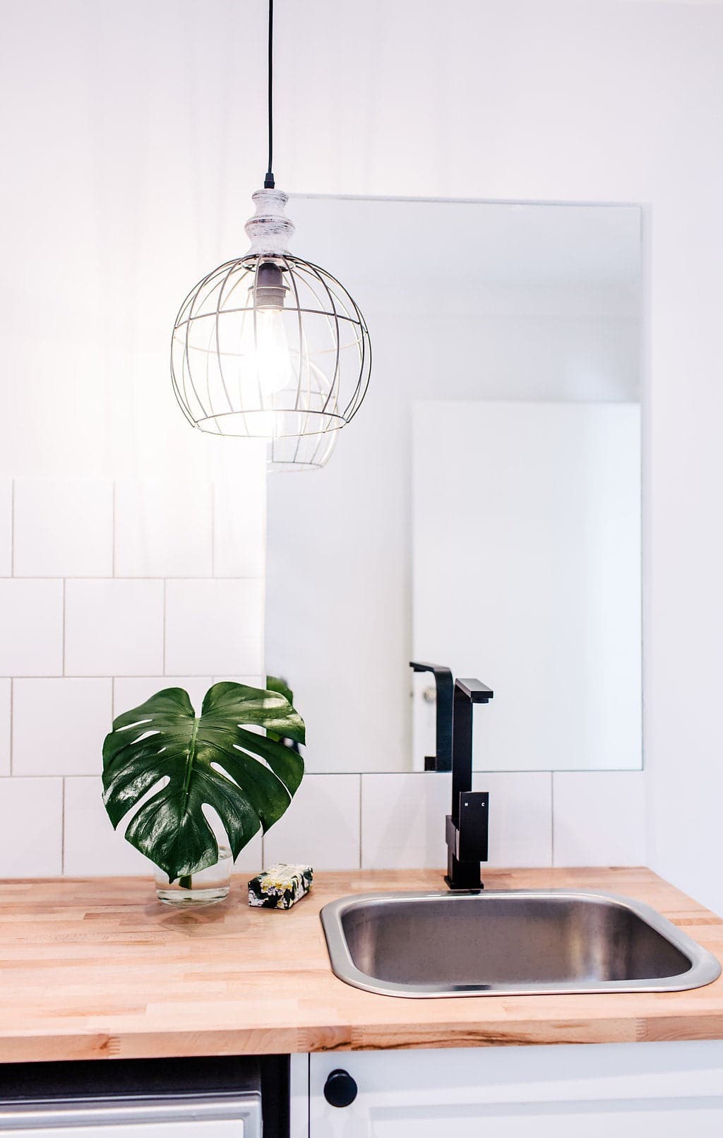 Square Kitchen Mixer Tap - Matte Black thumbnail 4
