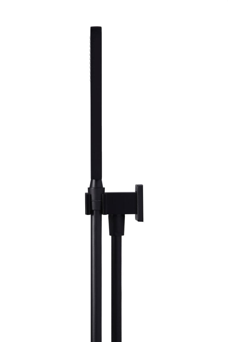 Square Shower on Bracket - Matte Black thumbnail 3
