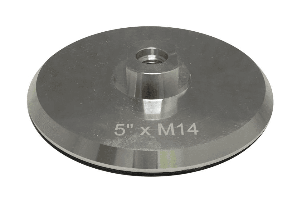 Rigid Aluminium QRS Backing Pad 130mm — view 1