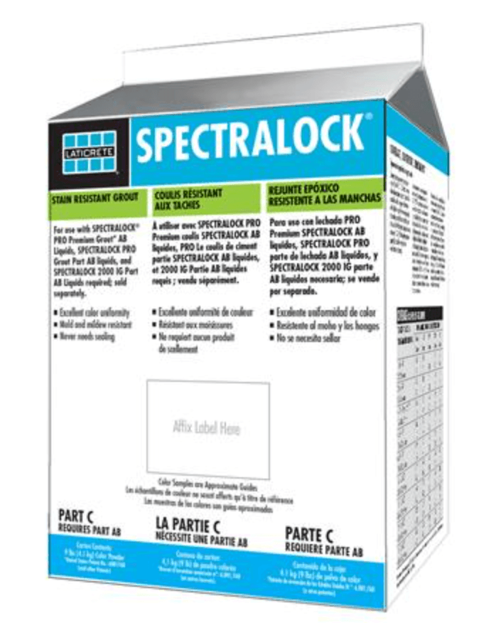 Laticrete Spectalock Grout PART C Powders