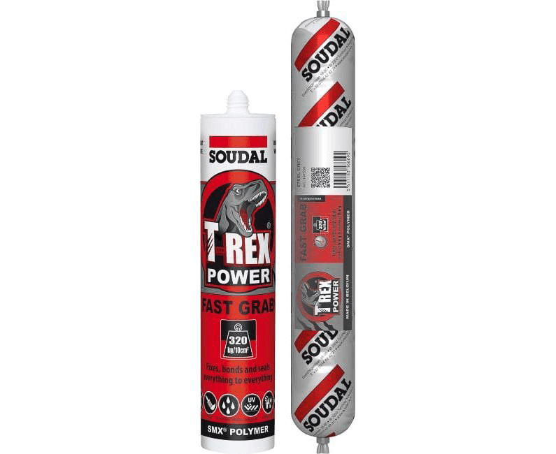 Soudal T-Rex Fast Grab Clear 290ml — view 1