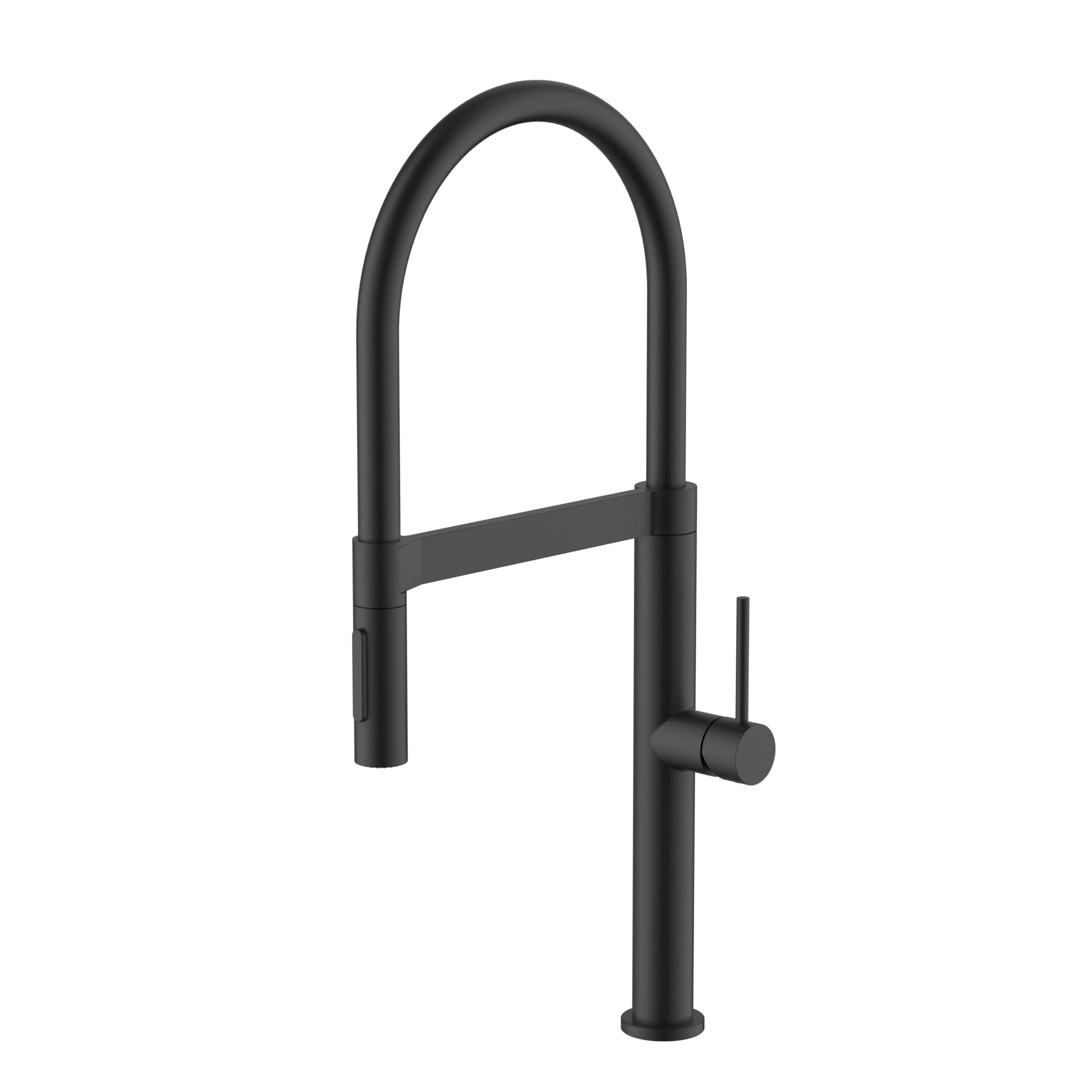 Pull Down Kitchen Mixer With Magnetic Dock - Matte Black — view 1