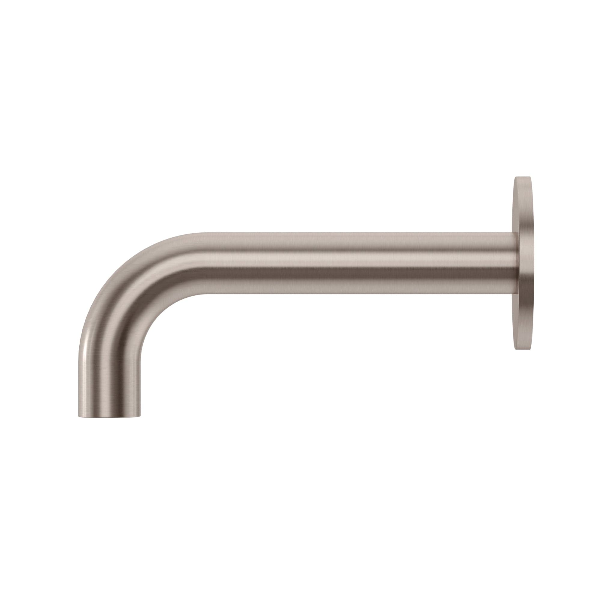 Universal Round Curved Spout 170mm - Champagne