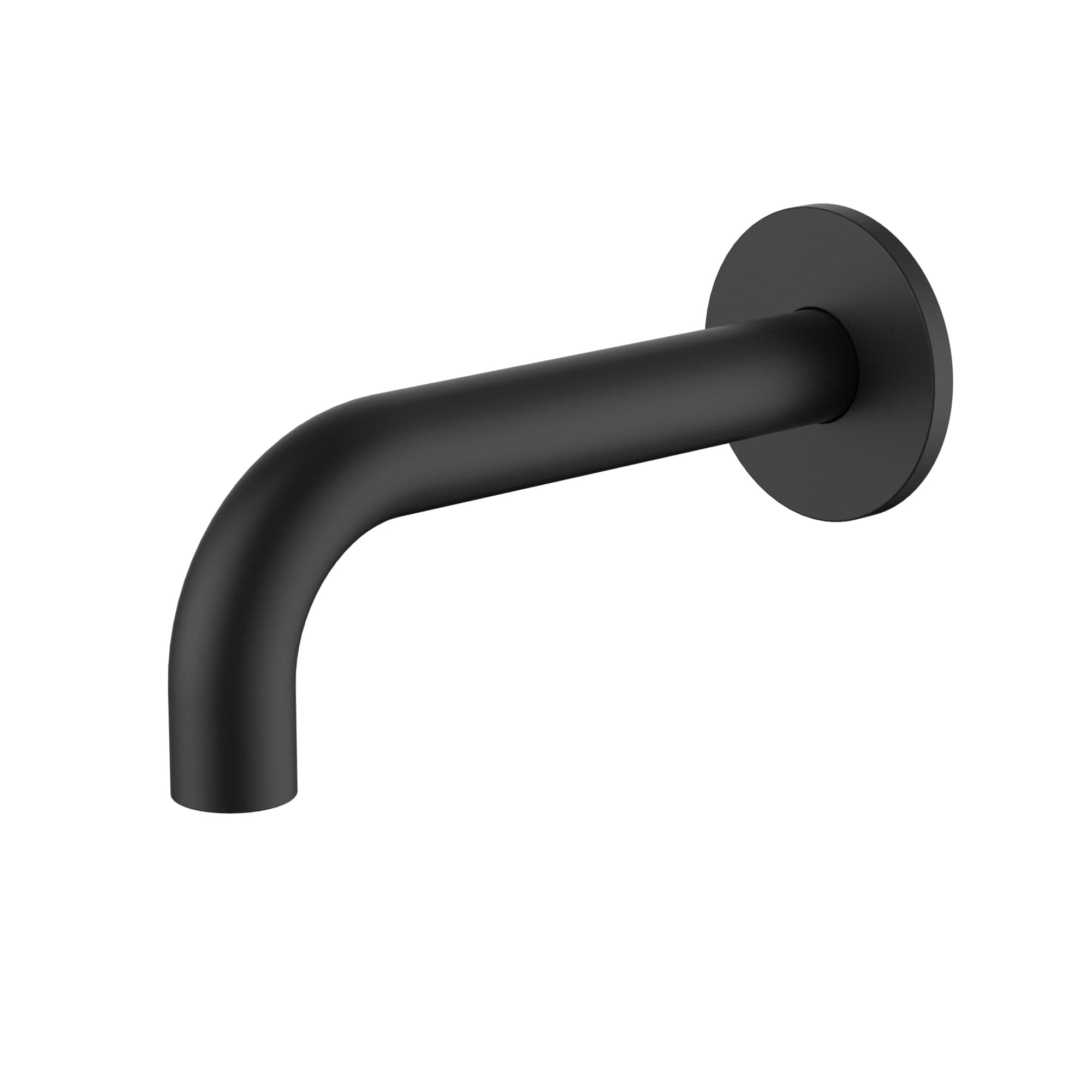 Universal Round Curved Spout 170mm - Matte Black