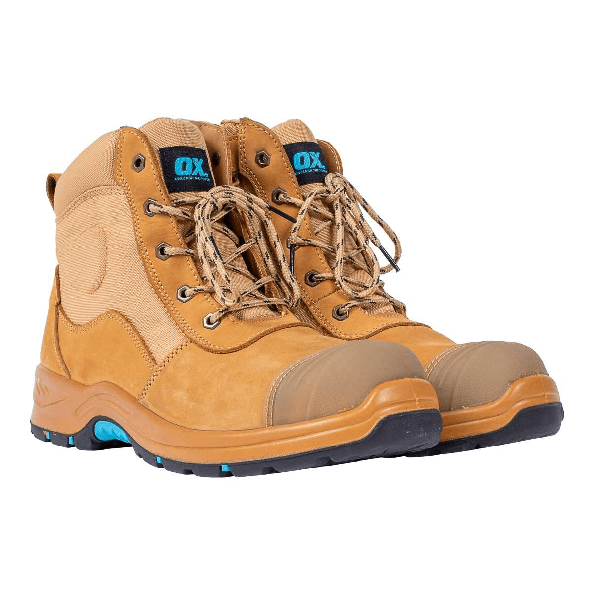 OX Nubuck Zipper Safety Boot Size 12