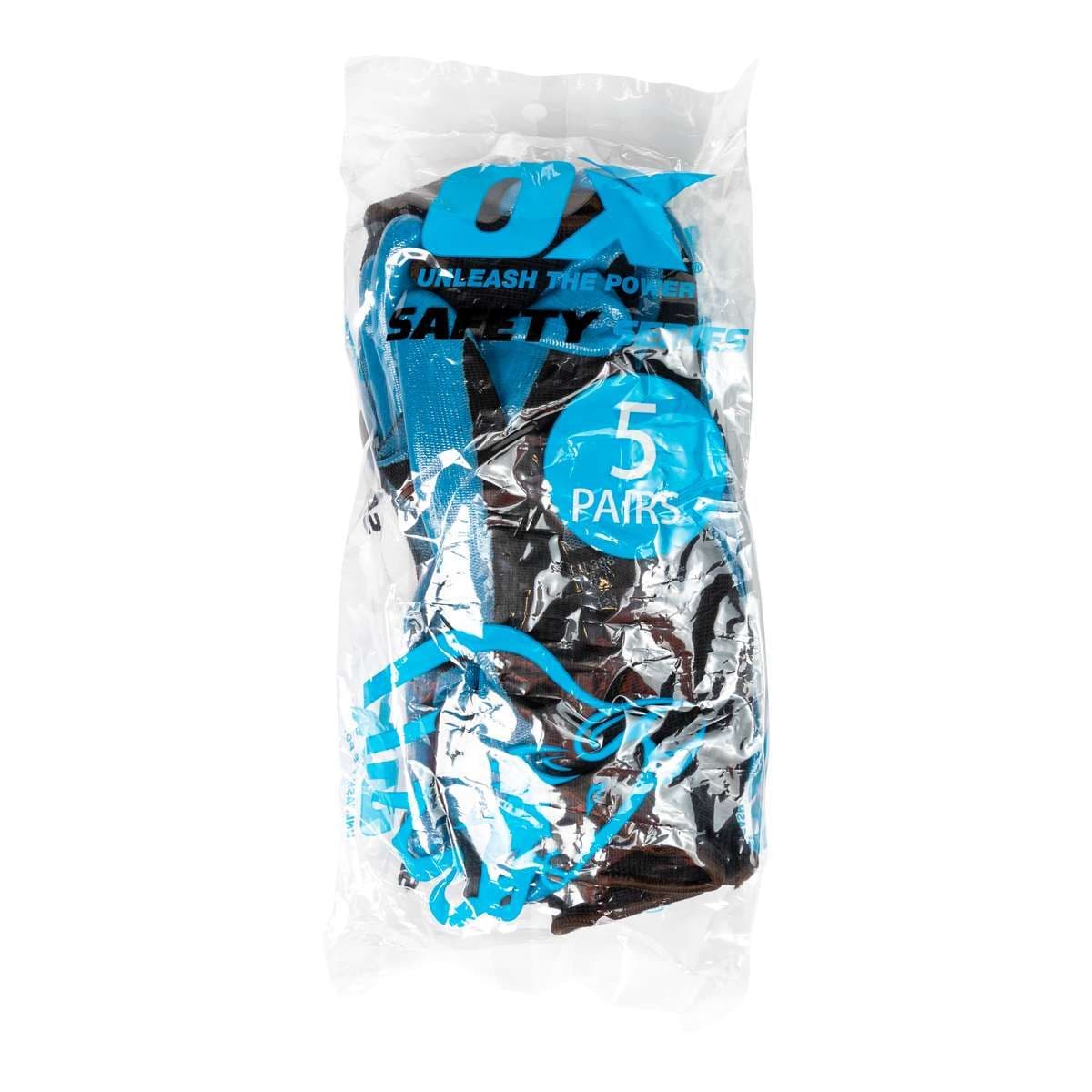 OX Polyester Lined Nitrile Glove 5 pack thumbnail 4