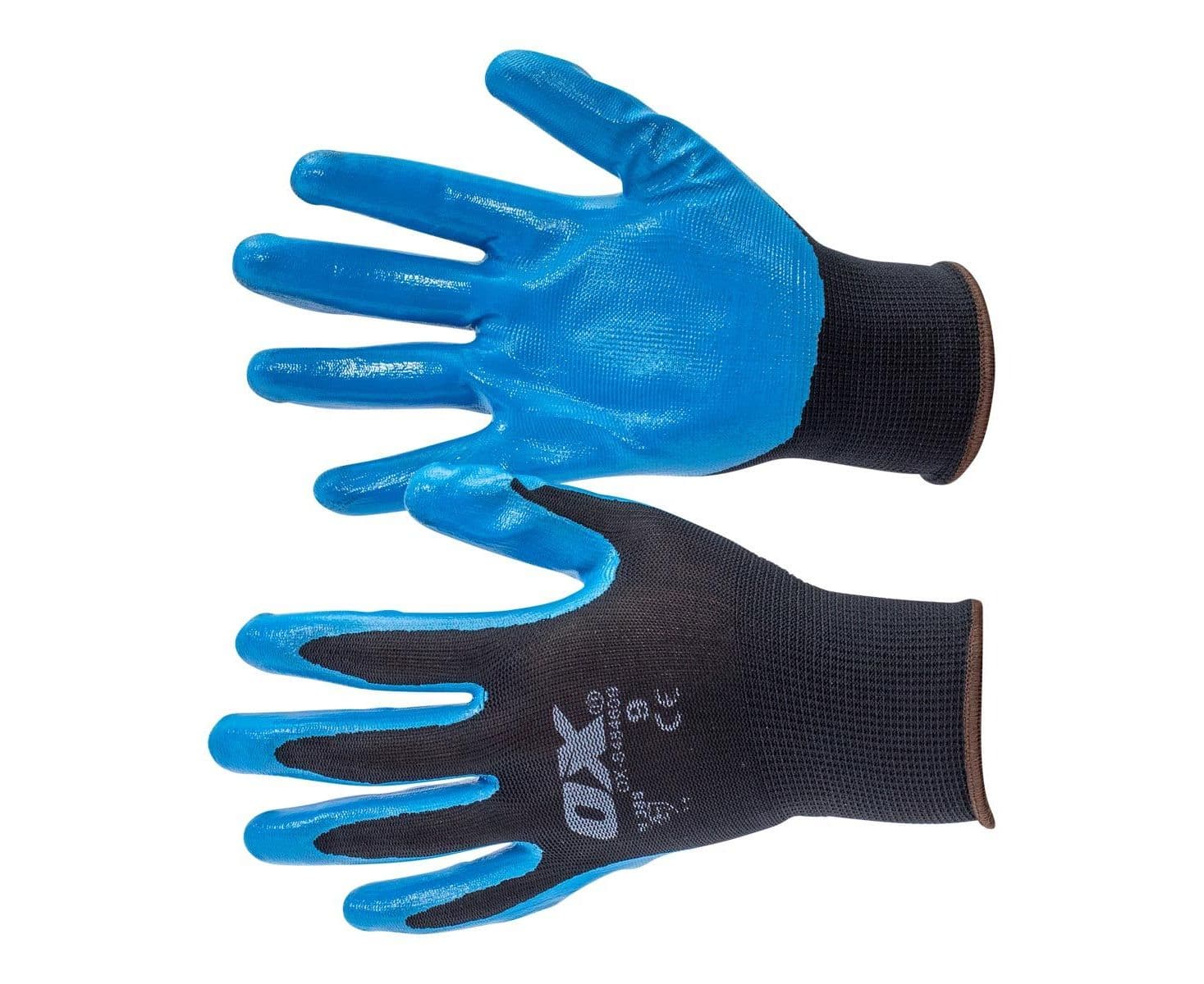 OX Polyester Lined Nitrile Glove 5 pk (size 9) thumbnail 4
