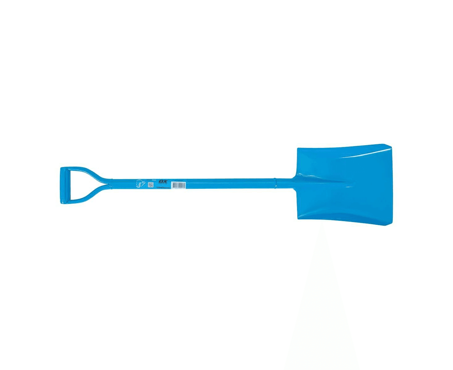 OX Trade Sqaure Mouth Shovel D Grip Handle 1040mm — view 1
