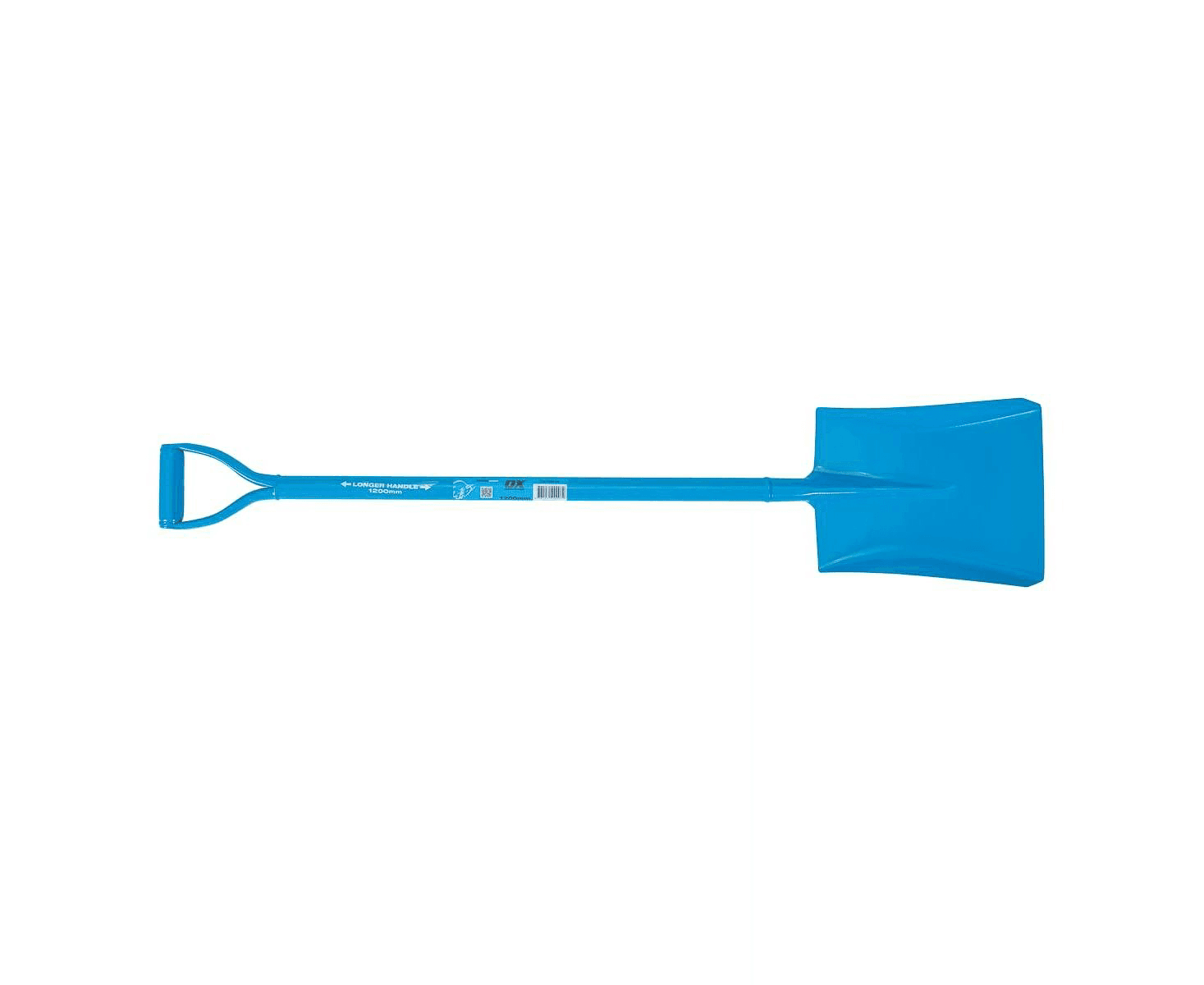 OX Trade Square Mouth Shovel D Grip Handle 1200mm — view 1