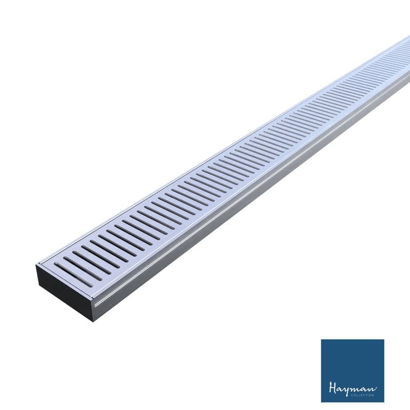 Hayman Aluminium Grate Drain 3m thumbnail 1