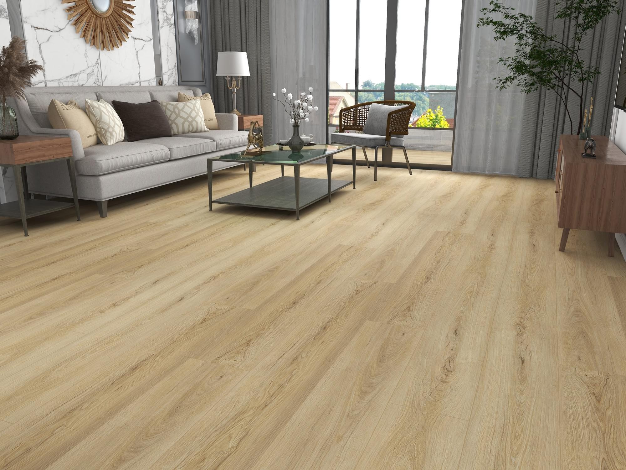 Natural Oak Hybrid Flooring