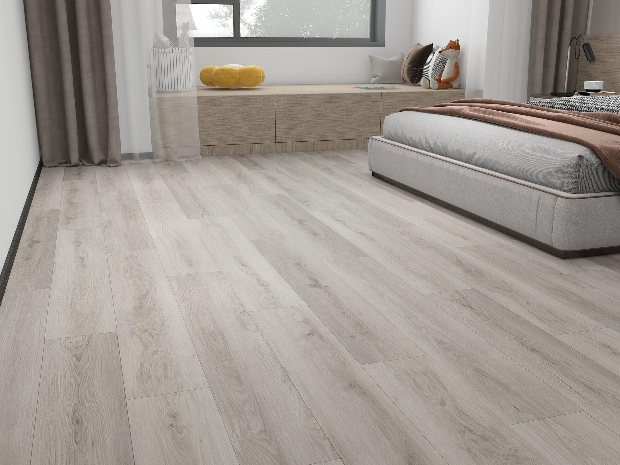 Ash Grey Oak Hybrid Flooring