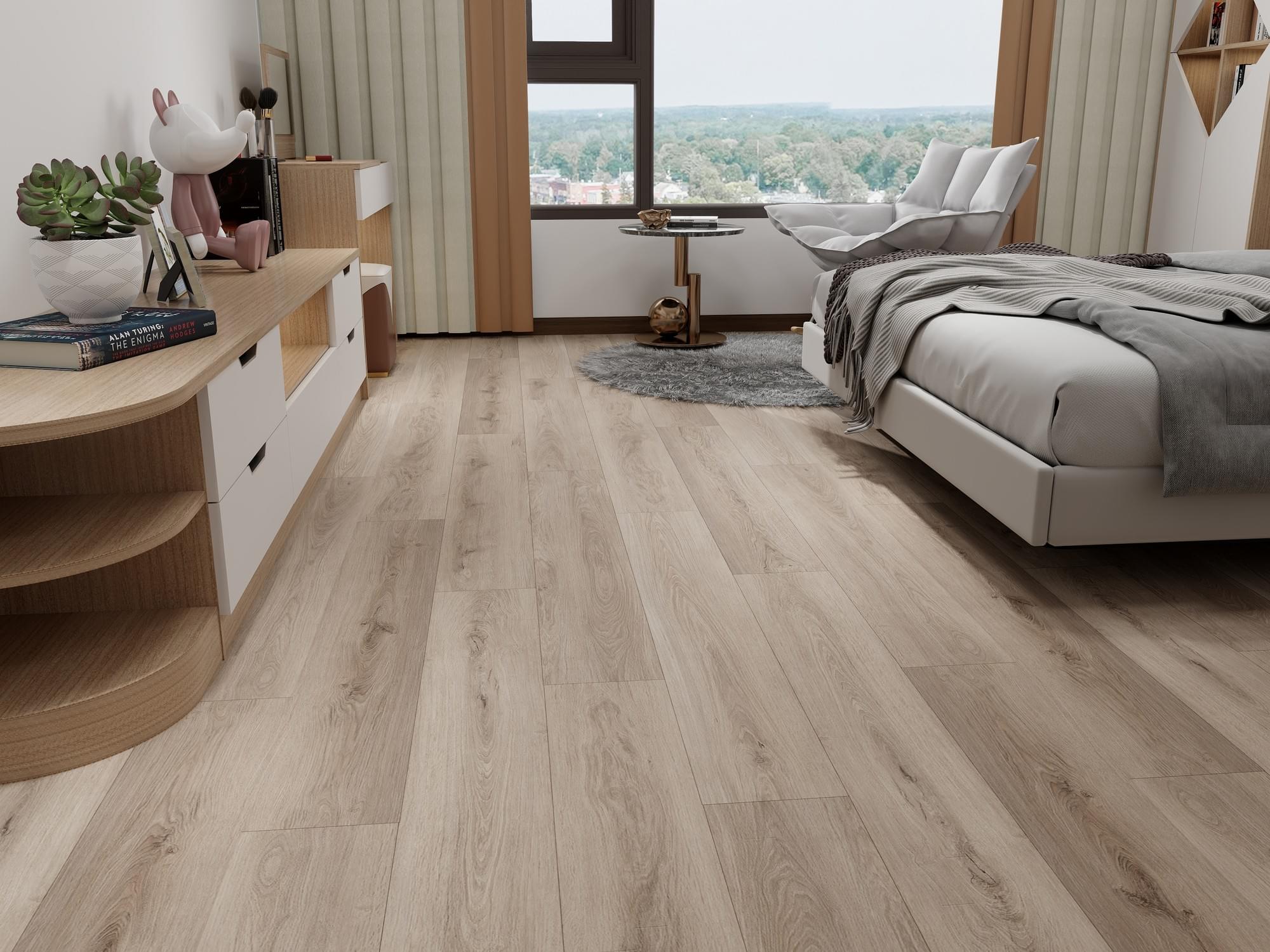Sandstone Oak Hybrid Flooring