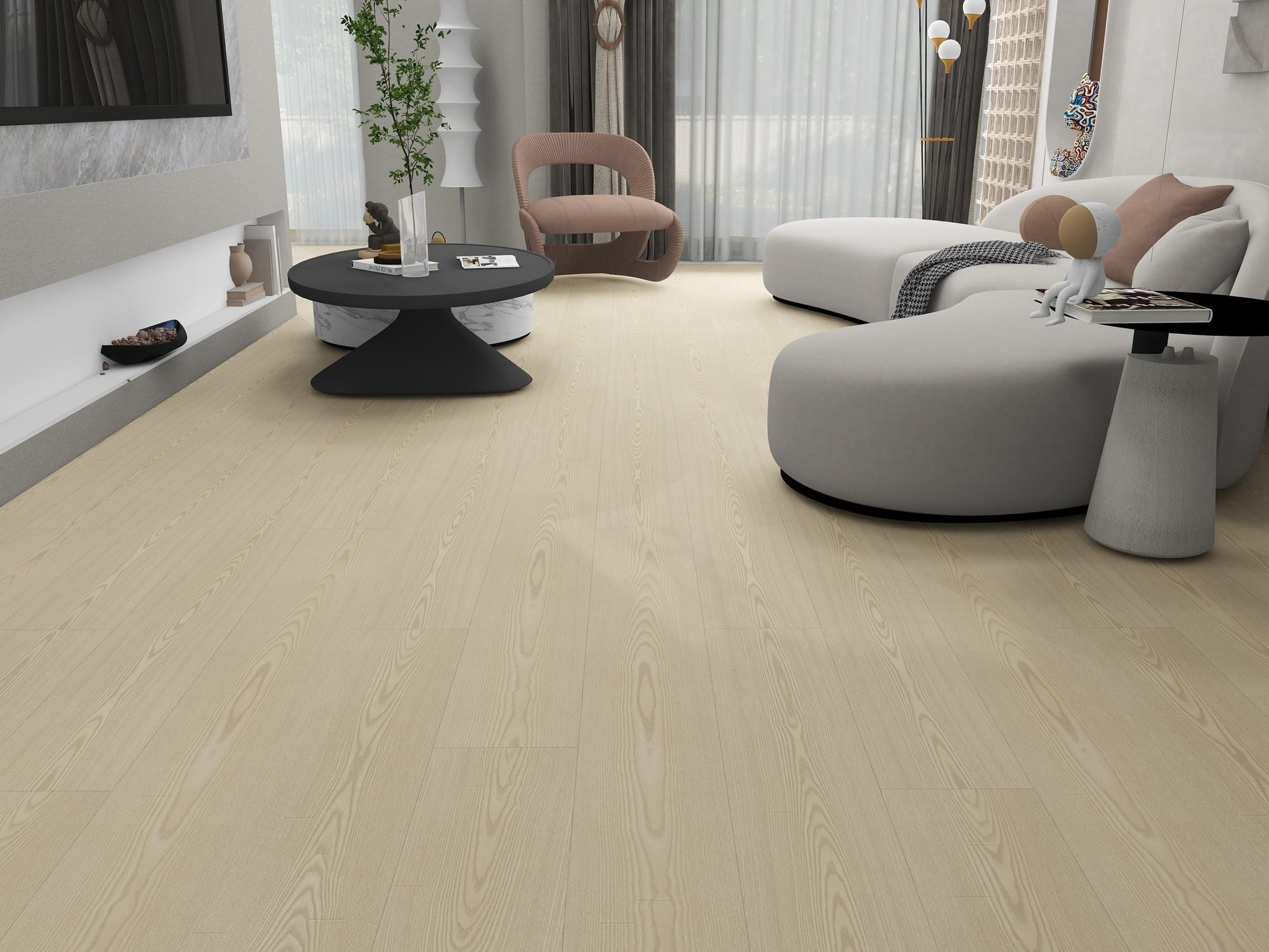Cream Oak Hybrid Flooring