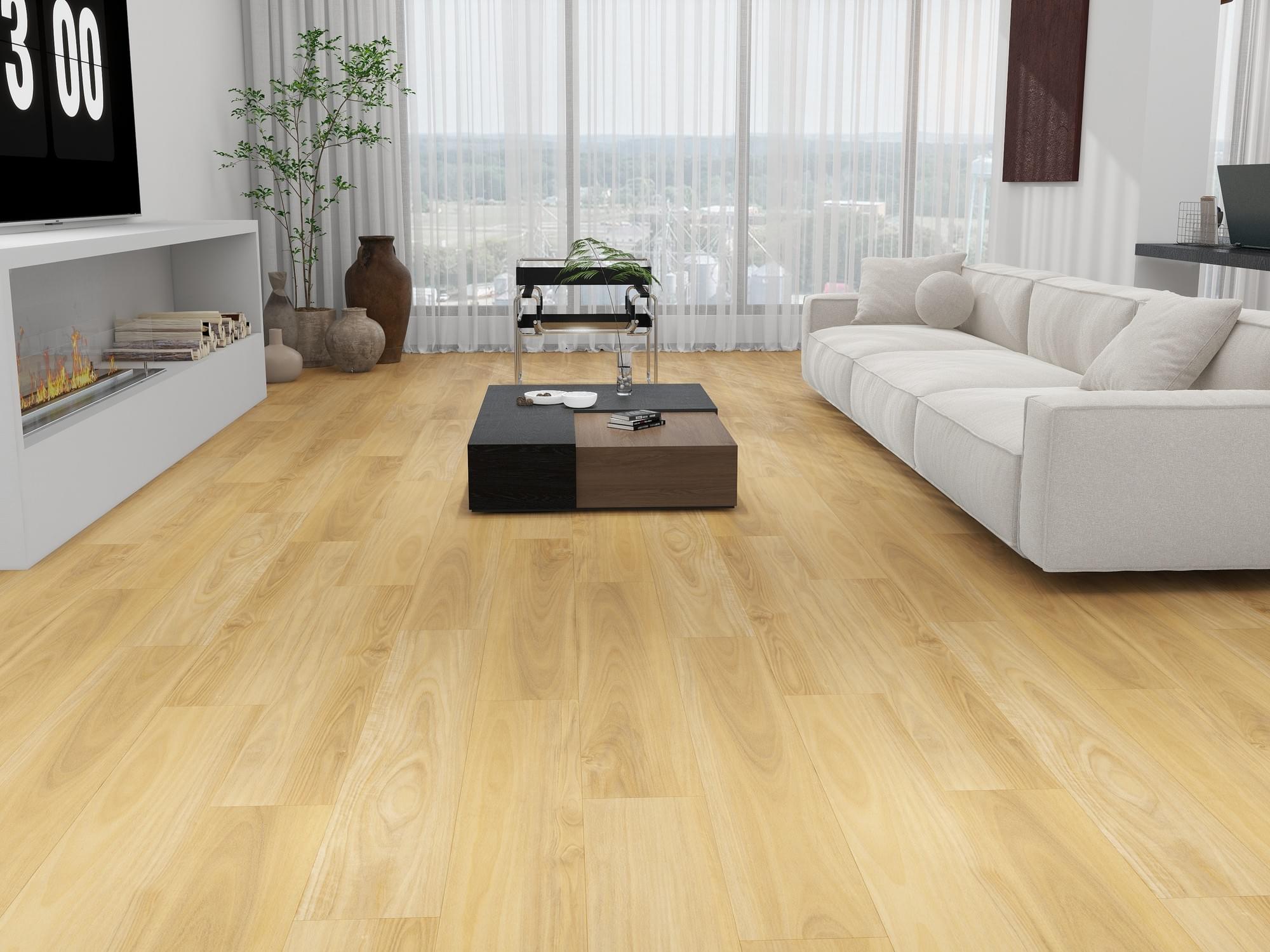 Honey Oak Hybrid Flooring