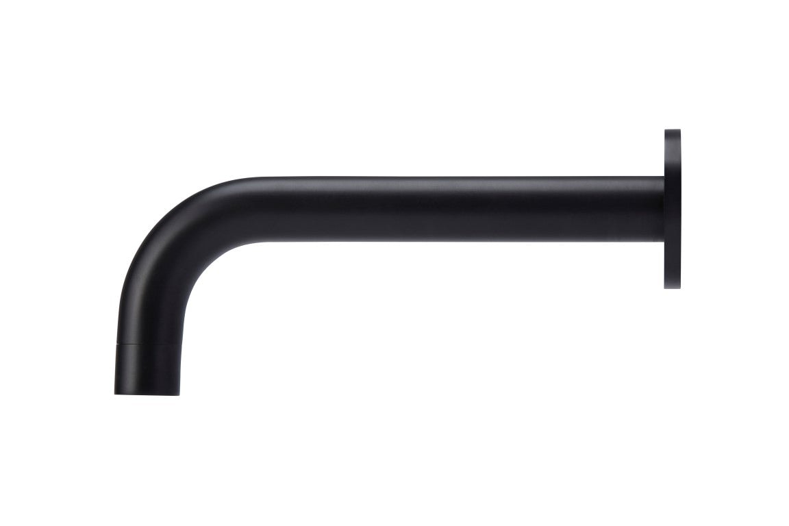Universal Round Curved Spout - Matte Black