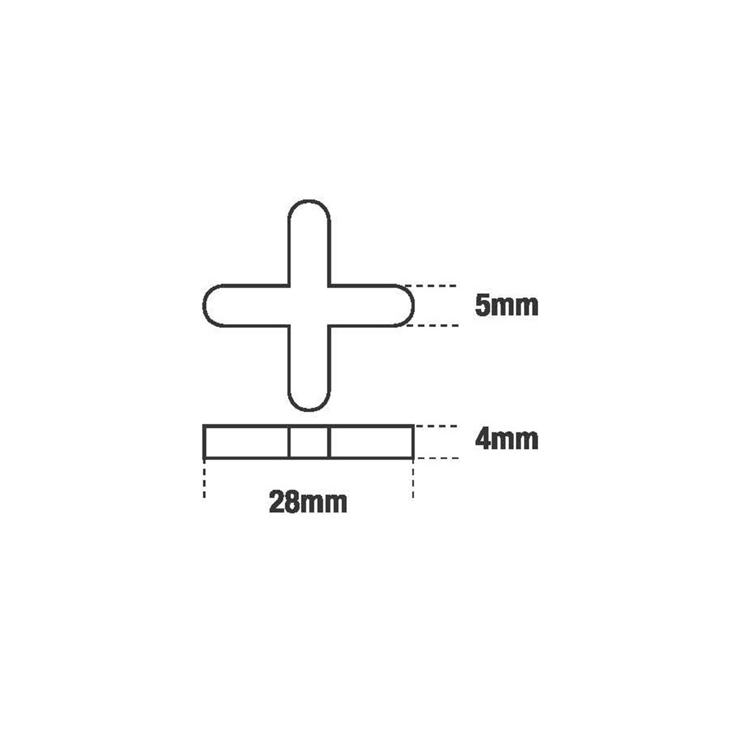 DTA Cross Spacers 5mm x 500