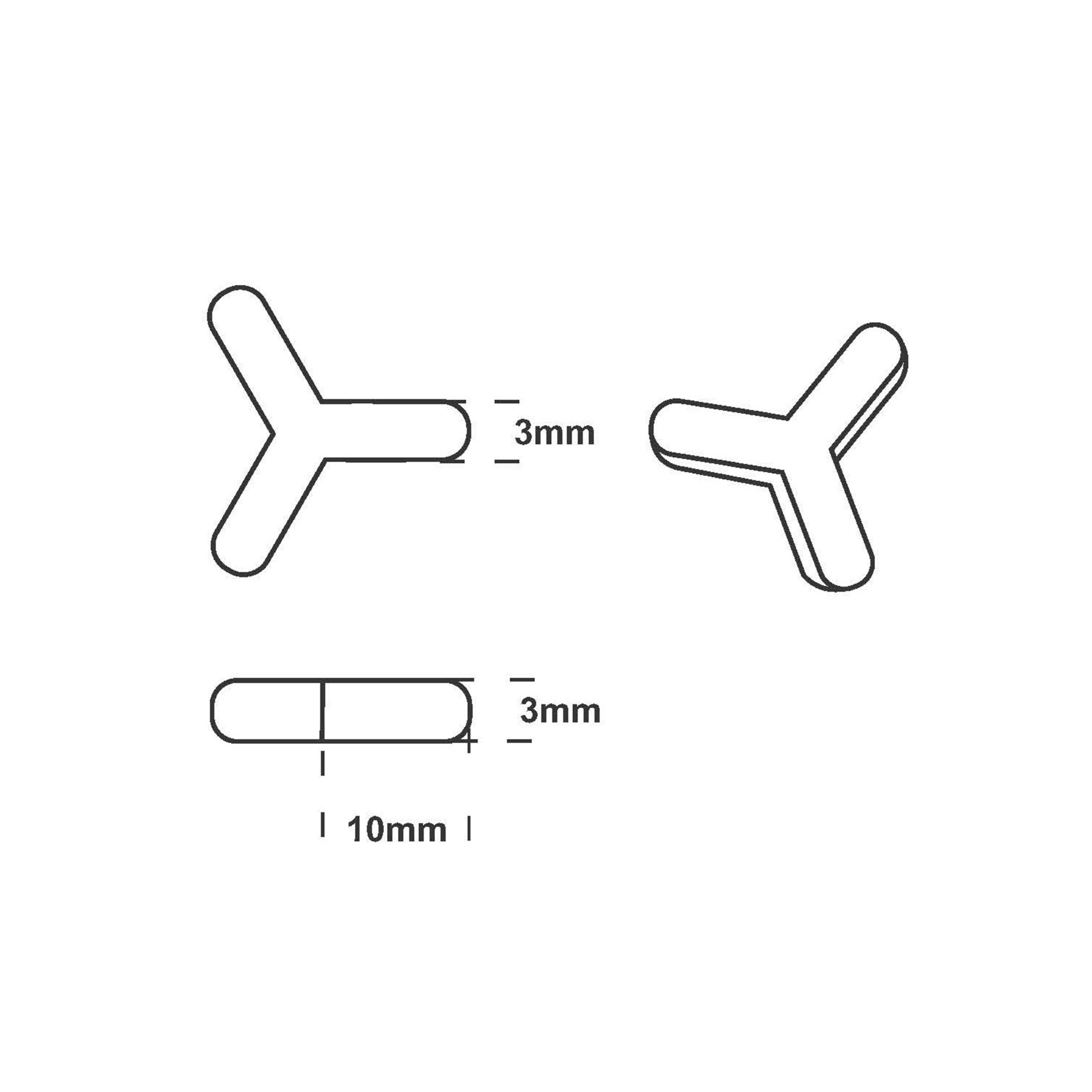 DTA Y Tile Spacers 1.5mm & 3mm x 250