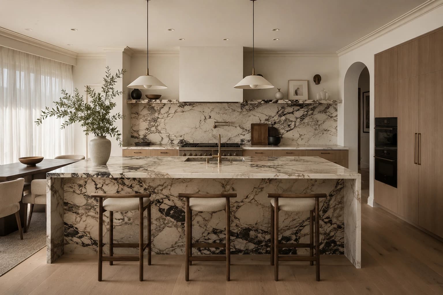 Curated tiles and natural stone at the Peninsula Tiles & Stone showroom