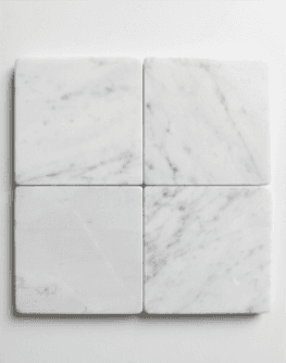Marble-White Carrara 100x100 Honed — view 1