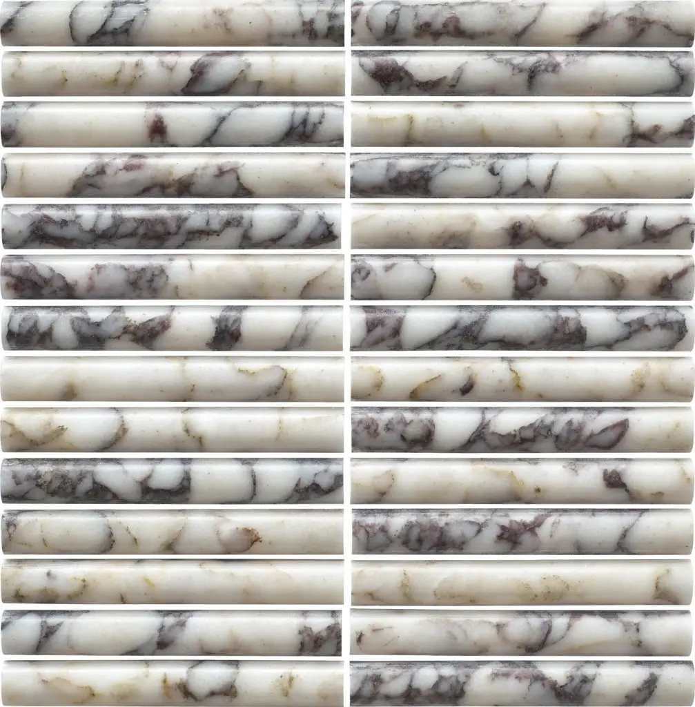 Elementa Calacatta Viola - 20x148mm Fluted Feature Marble — view 1
