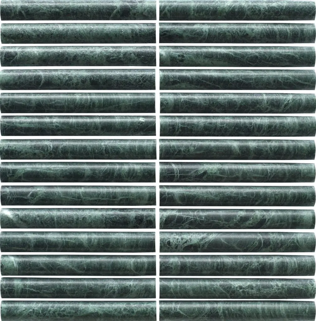 Elementa Verdi Alpi - Fluted Feature Marble Tile — view 1