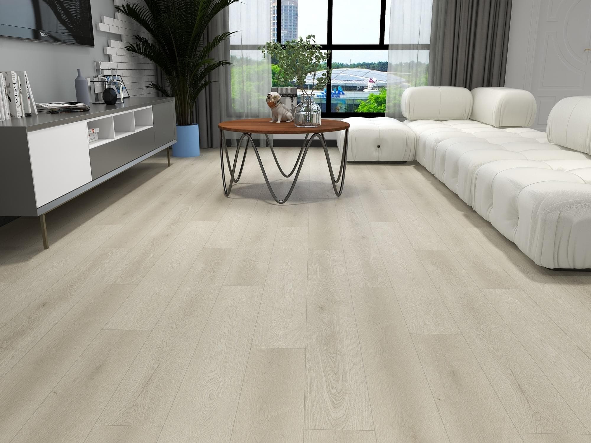 Frost Oak Hybrid Flooring — view 1