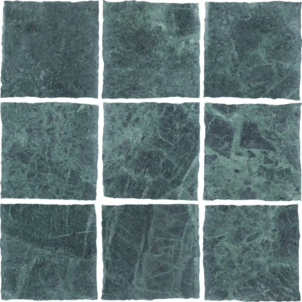 Elementa Verdi Alpi - 100x100 Square Marble Tile — view 1