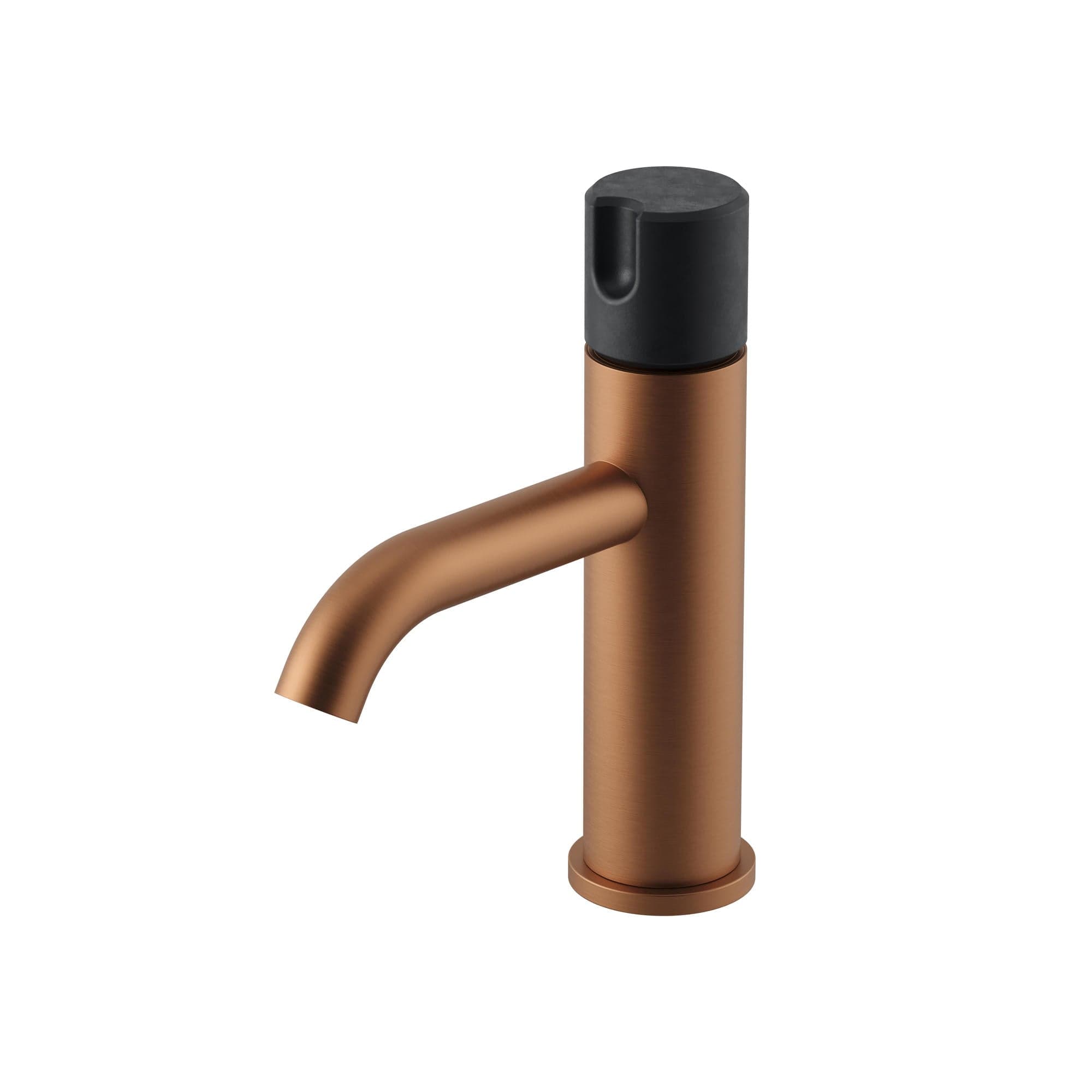 Meir X Nood Co. Alchemy Series Progressive Basin Mixer - Lustre Bronze x Storm — view 1