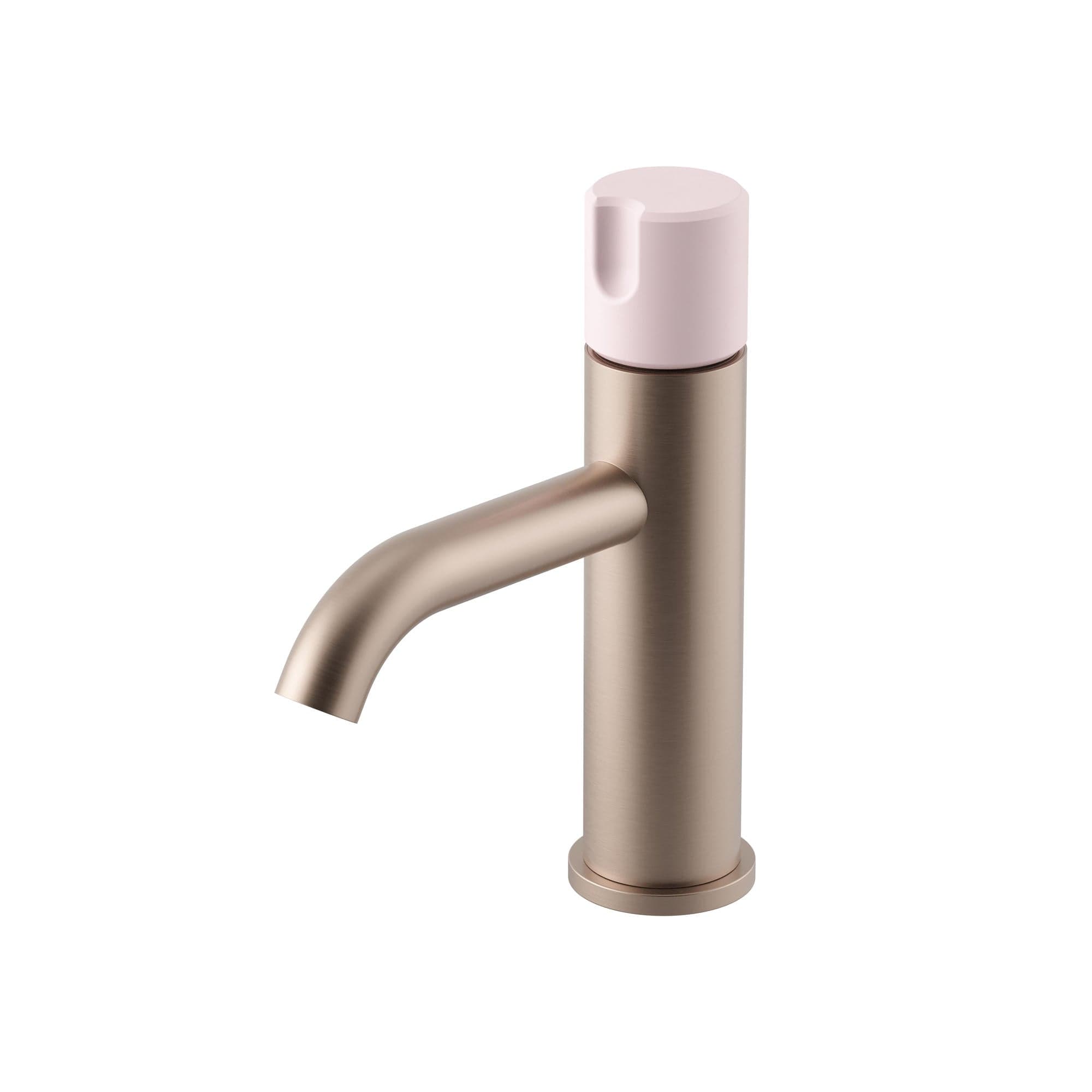 Meir X Nood Co. Alchemy Series Progressive Basin Mixer - Champagne x Lilly Pilly — view 1
