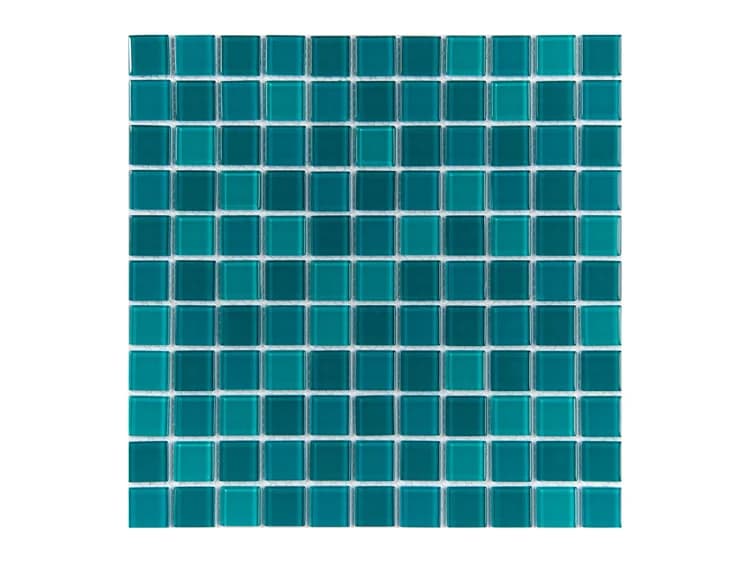 Ancona Crystal Glass Mosaic 25mm x 25mm — view 1