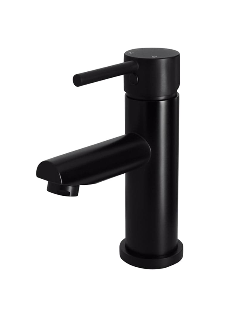 Round Basin Mixer - Matte Black — view 1