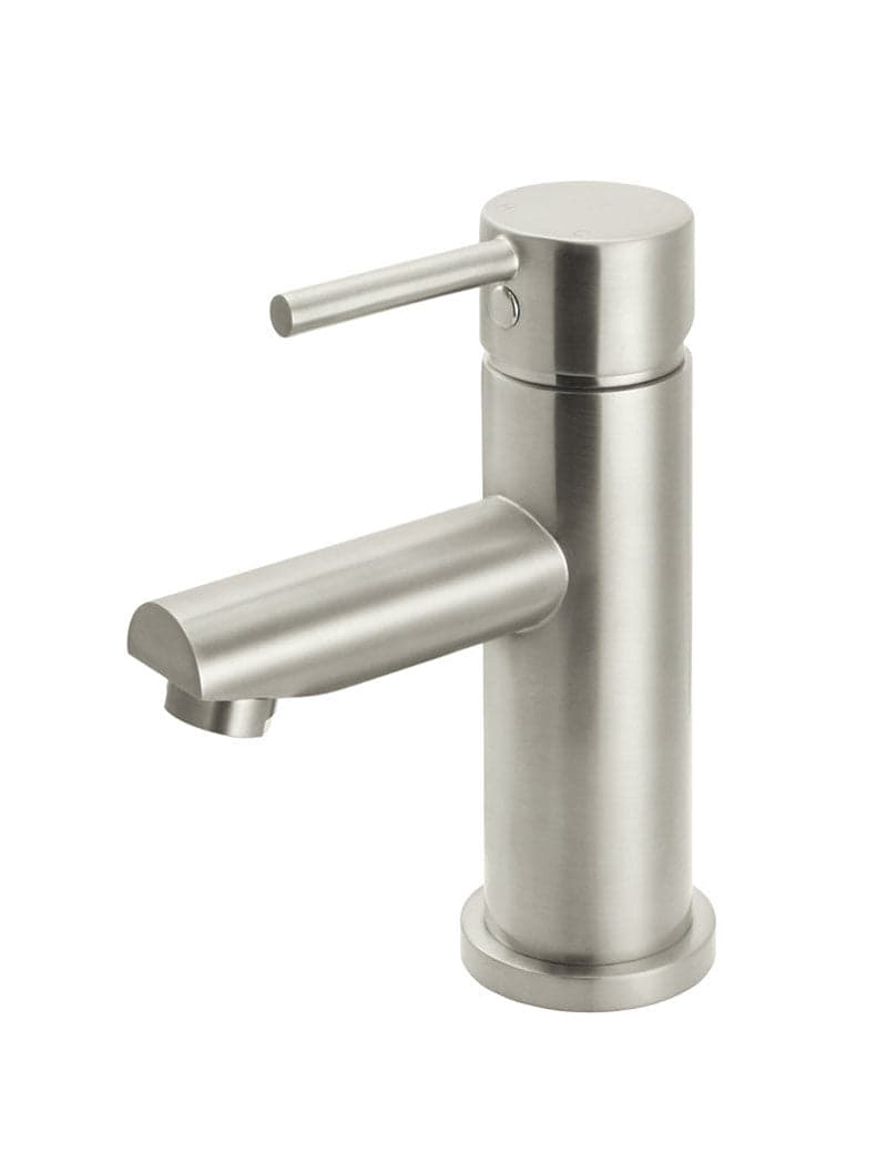Round Basin Mixer - PVD Brushed Nickel — view 1