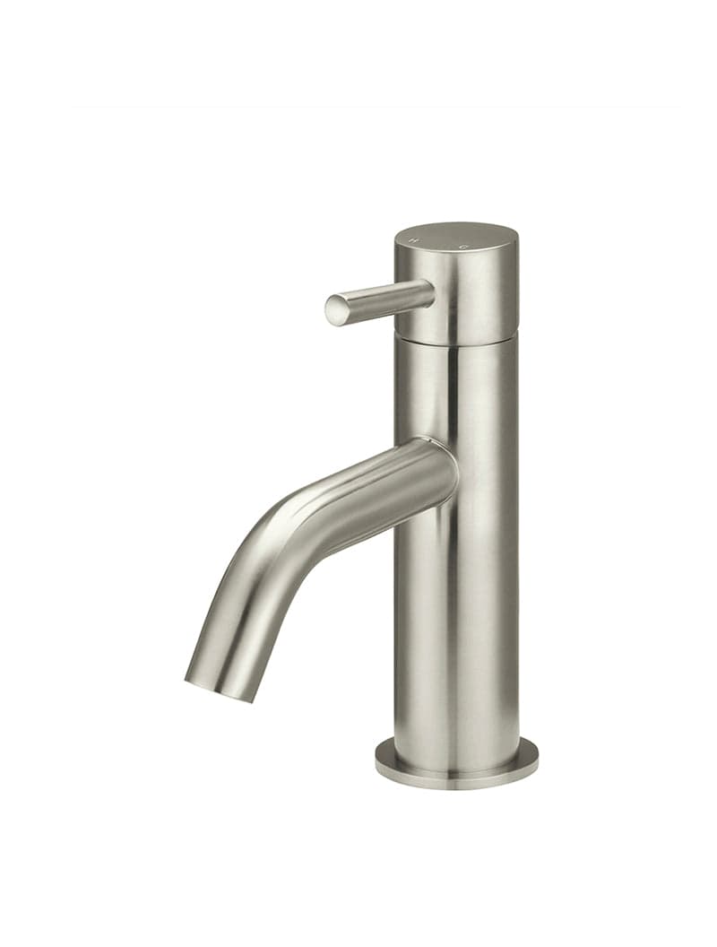 Piccola Basin Mixer Tap - PVD Brushed Nickel — view 1