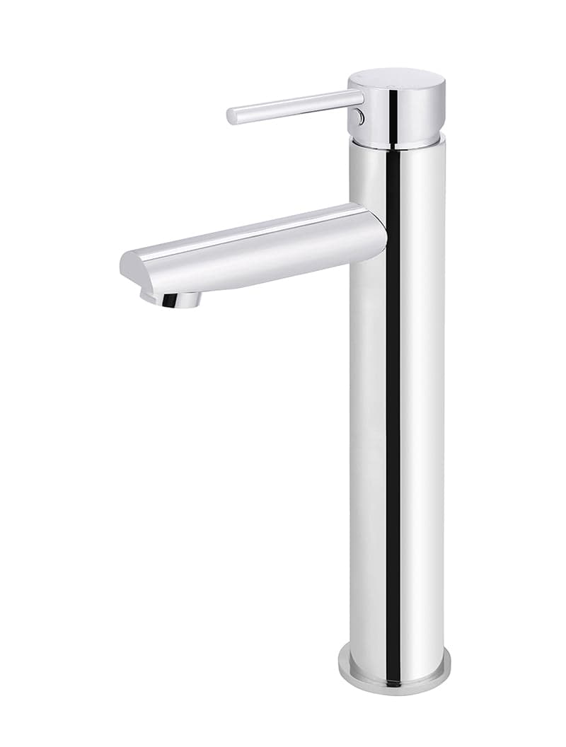 Round Tall Basin Mixer - Polished Chrome — view 1