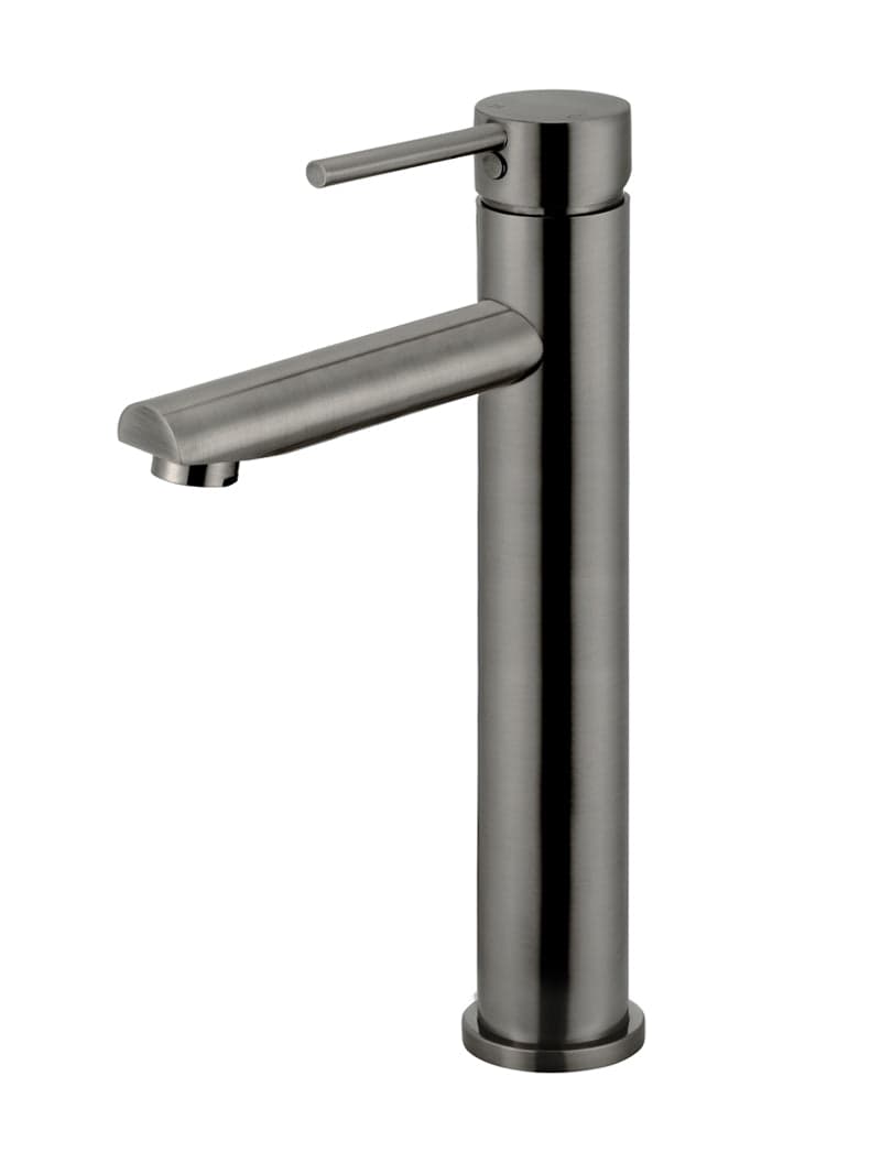 Round Tall Basin Mixer - Shadow Gunmetal — view 1