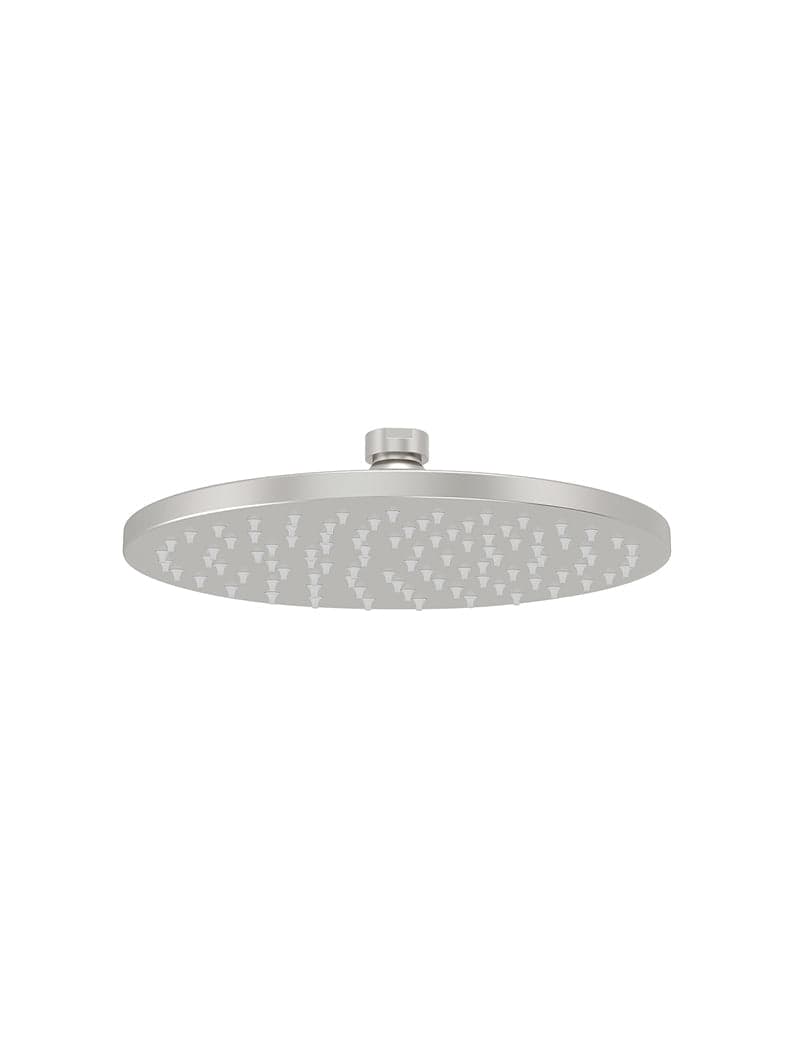 Round Shower Rose 200mm - PVD Brushed Nickel — view 1