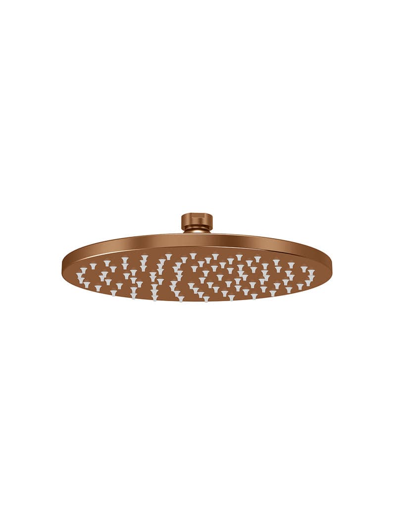 Round Shower Rose 200mm - Lustre Bronze — view 1