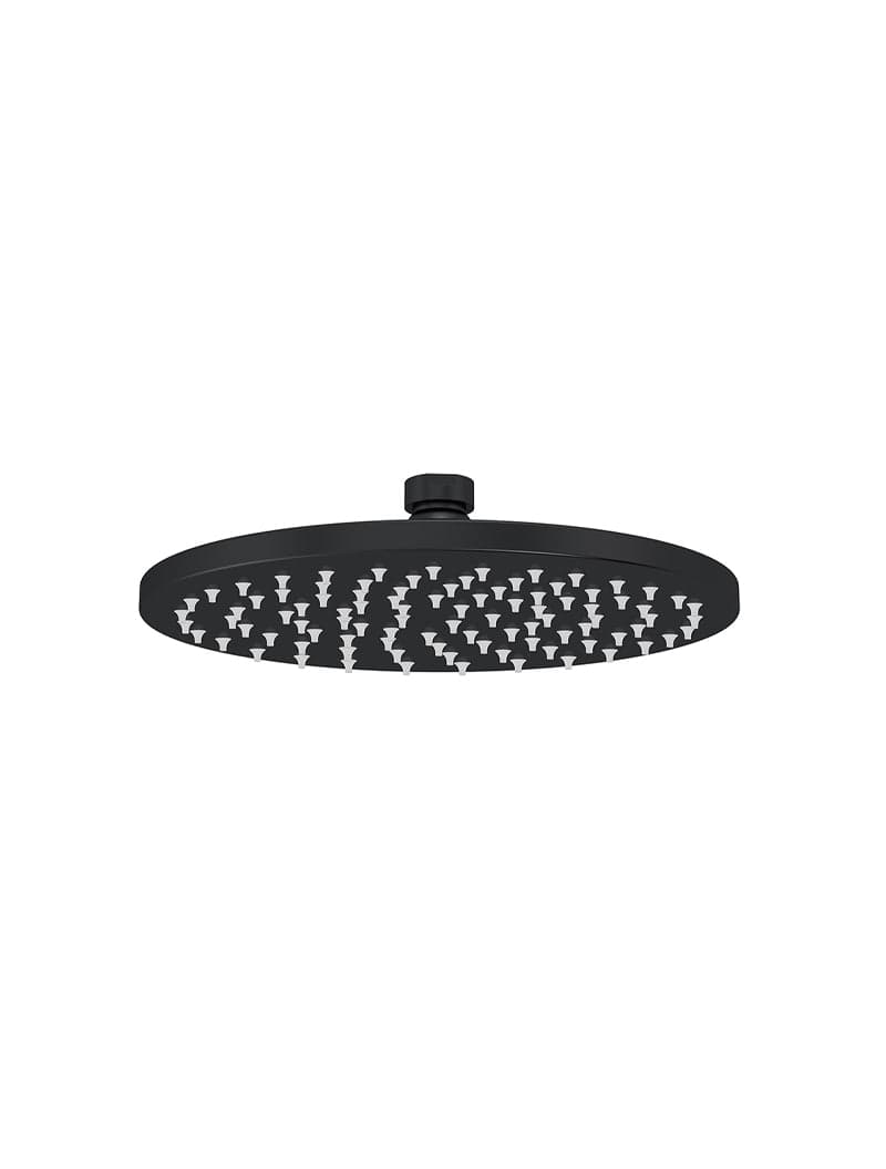 Round Shower Rose 200mm - Matte Black — view 1