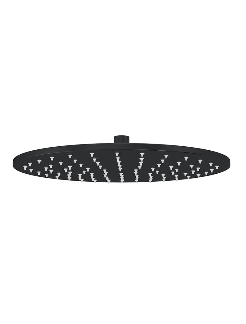 Round Shower Rose 300mm - Matte Black — view 1