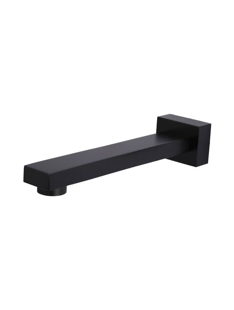 Square Wall Spout - Matte Black — view 1