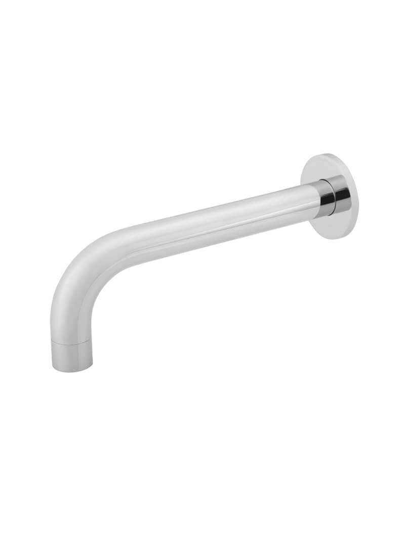 Universal Round Curved Spout - Polished Chrome — view 1