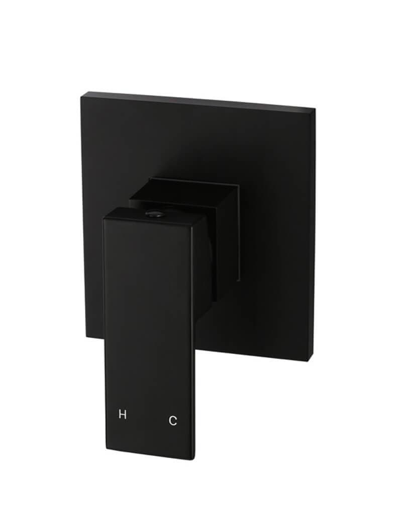 Square Wall Mixer - Matte Black — view 1