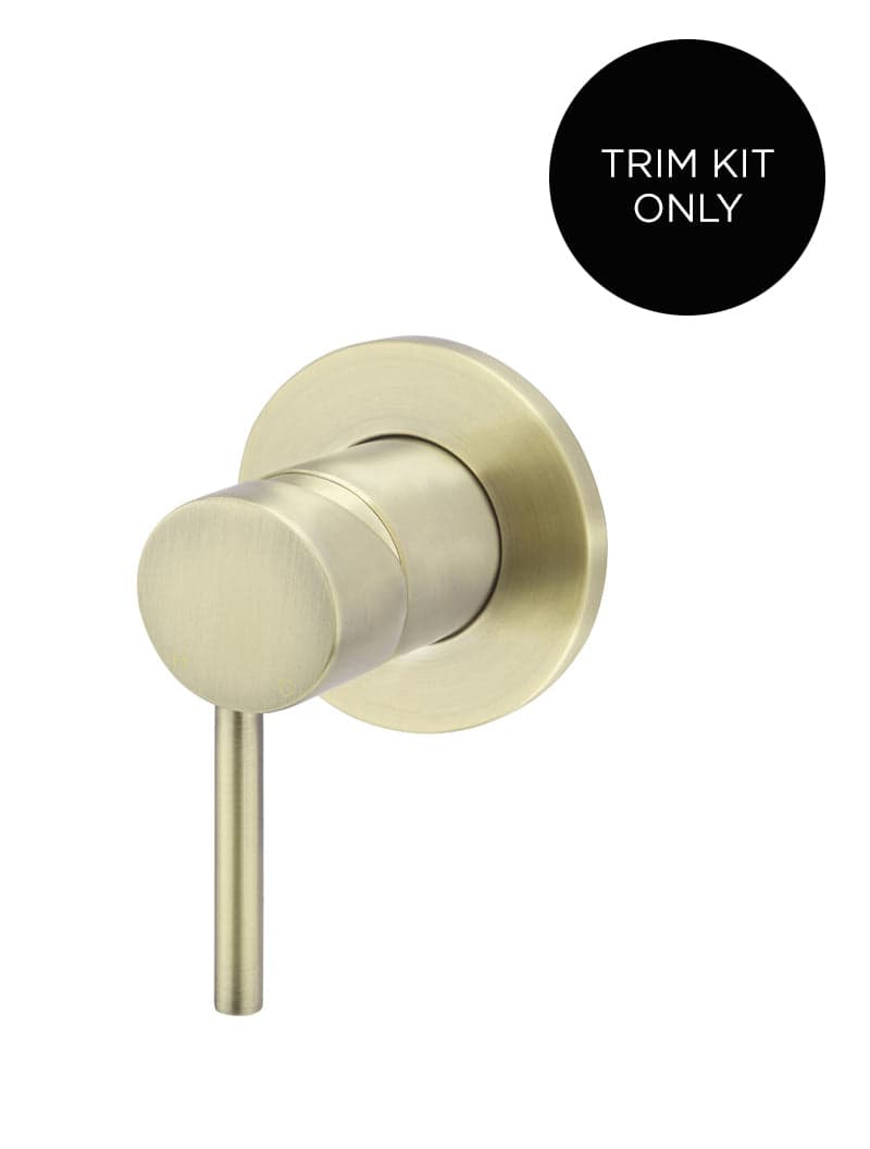 Round Wall Mixer Trim Kit (In-wall Body Not Included) - PVD Tiger Bronze — view 1